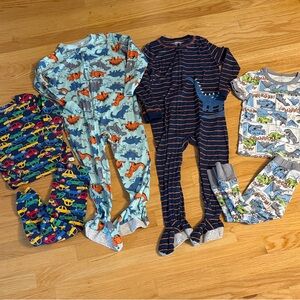 4 set bundle, toddler pajamas, gap kids, carters, size 4T